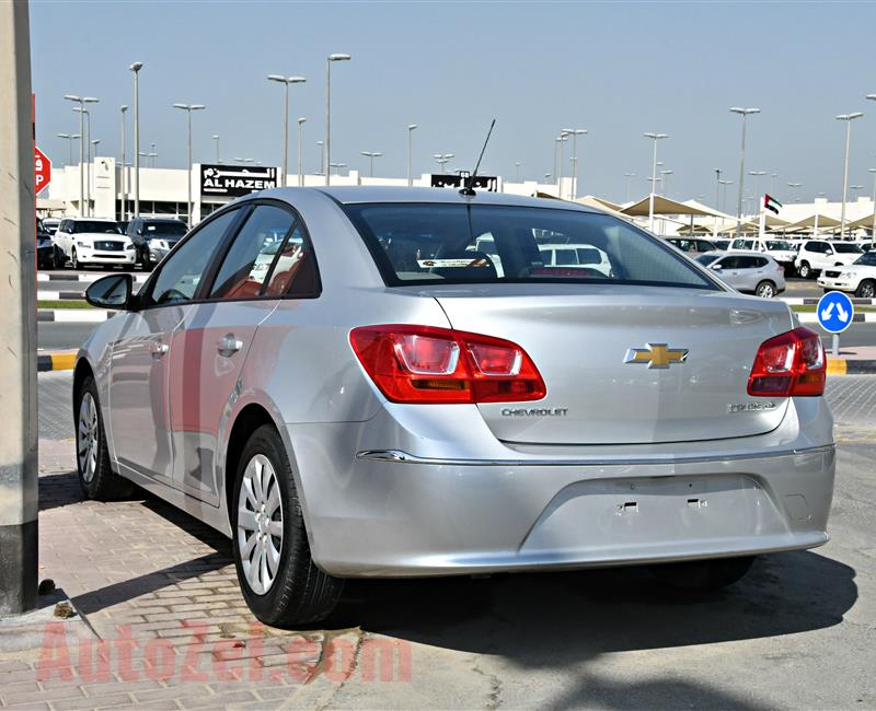 CHEVROLET CRUZE LS, V4- 2016- SILVER- 68 000 KM- GCC