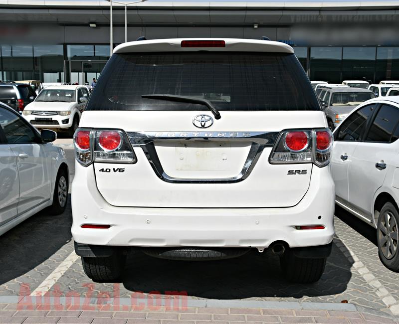 TOYOTA FORTUNER- 2012- WHITE- 158 000 KM- GCC