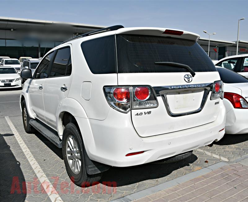 TOYOTA FORTUNER- 2012- WHITE- 158 000 KM- GCC