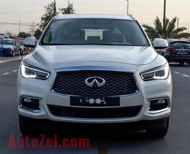 INFINITI QX60 - 2018 - GCC SPECS -WITH WARRANTY FROM AWROSTAMANI - 0 KM