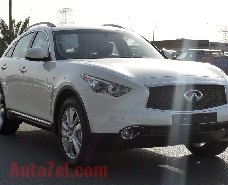 INFINITI QX70 Excellence 2019 - 0km - GCC Specs - NAVIGATION - LEATHER SEATS-4 CAMERA - WITH AGENCY WARRANTY