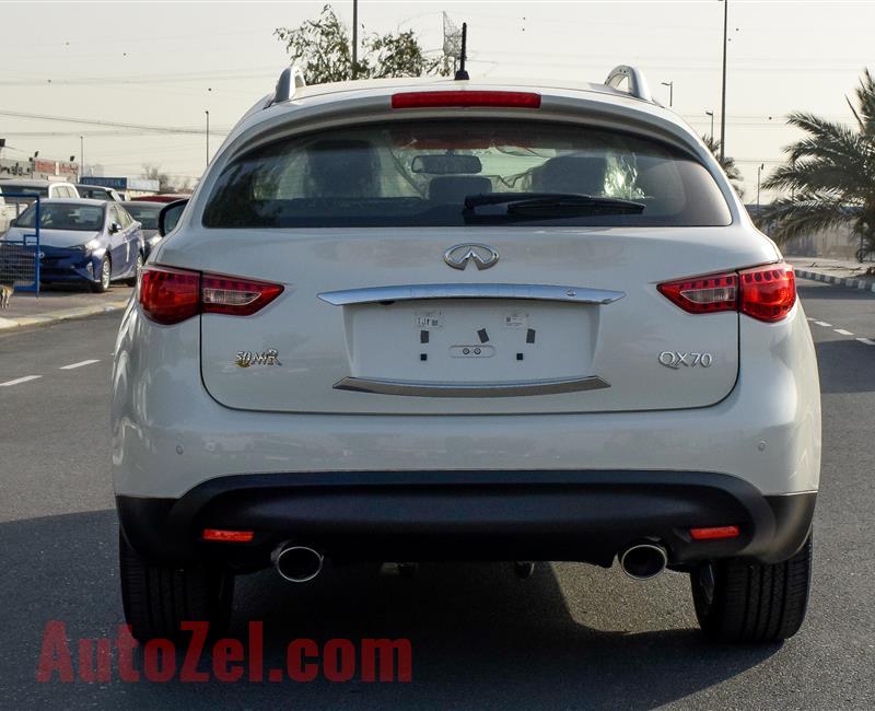 INFINITI QX70 Excellence 2019 - 0km - GCC Specs - NAVIGATION - LEATHER SEATS-4 CAMERA - WITH AGENCY WARRANTY