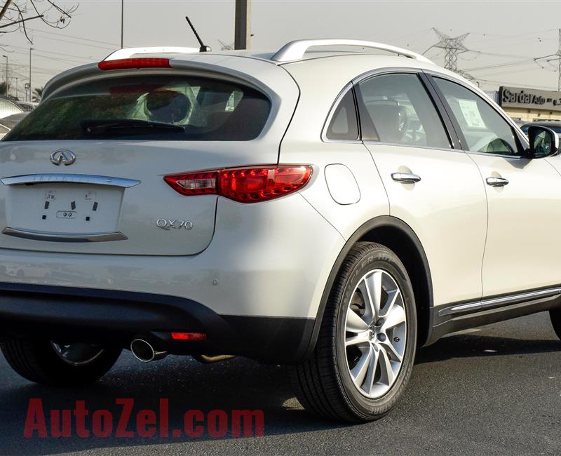 INFINITI QX70 Excellence 2019 - 0km - GCC Specs - NAVIGATION - LEATHER SEATS-4 CAMERA - WITH AGENCY WARRANTY
