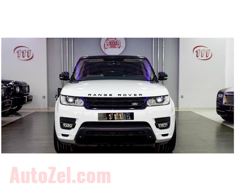 LAND ROVER RANGE ROVER SPORT AUTOBIOGRAPHY- 2014- WHITE- 106 022 KM- GCC SPECS