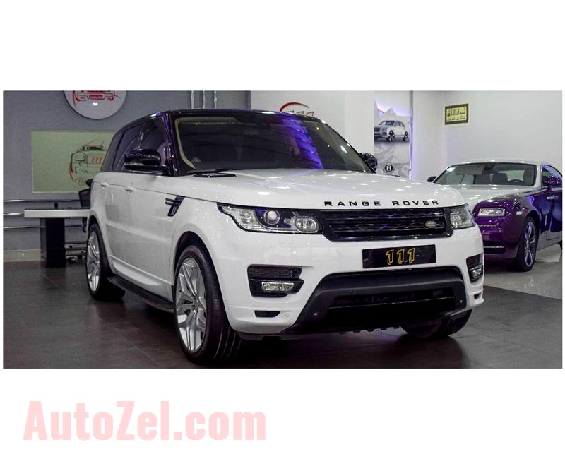 LAND ROVER RANGE ROVER SPORT AUTOBIOGRAPHY- 2014- WHITE- 106 022 KM- GCC SPECS