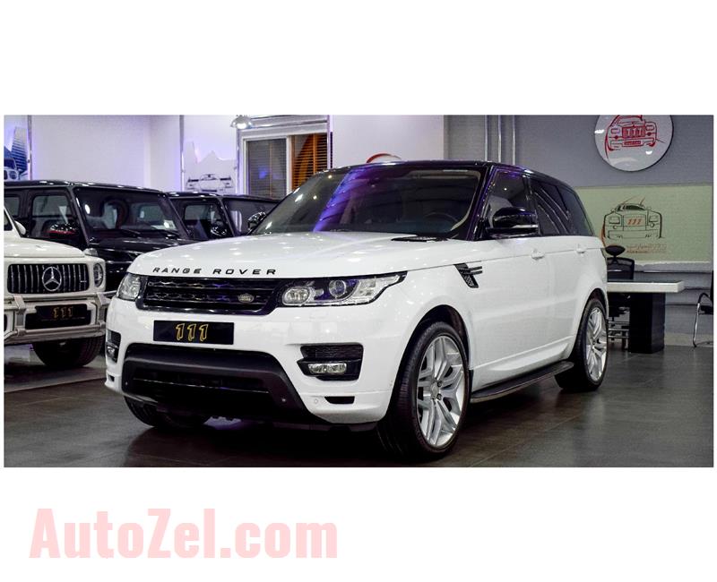 LAND ROVER RANGE ROVER SPORT AUTOBIOGRAPHY- 2014- WHITE- 106 022 KM- GCC SPECS