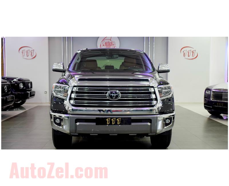 NEW TOYOTA TUNDRA CREWMAX 1794 EDITION 5.7L 4WD- 2018- BLACK- IMPORT SPECS