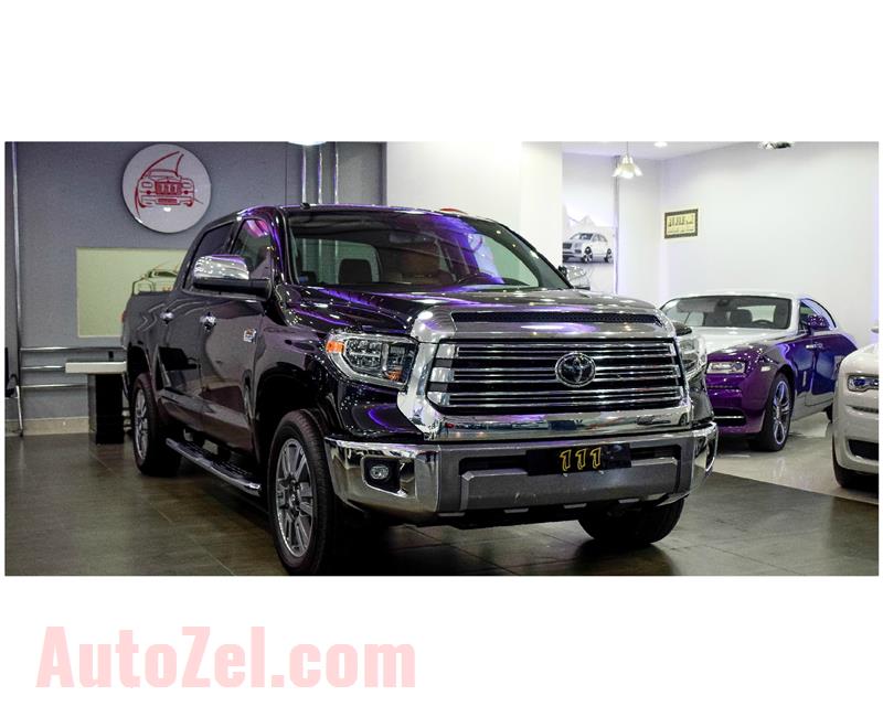 NEW TOYOTA TUNDRA CREWMAX 1794 EDITION 5.7L 4WD- 2018- BLACK- IMPORT SPECS