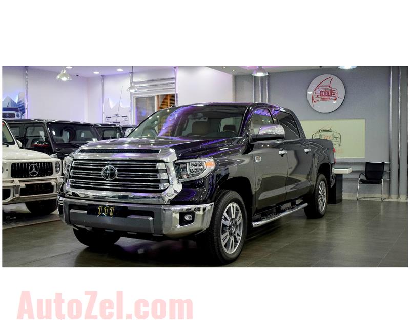 NEW TOYOTA TUNDRA CREWMAX 1794 EDITION 5.7L 4WD- 2018- BLACK- IMPORT SPECS