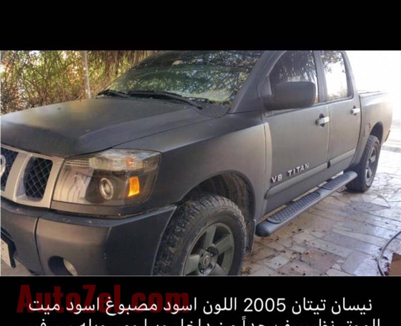 نيسان تيتان 2005 نظيفه جداً ومسرفسه بالكامل .. nissan titan 2005 clean and will maintained