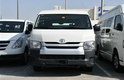 TOYOTA HIACE- 2014- WHITE- 192 000 KM- GCC