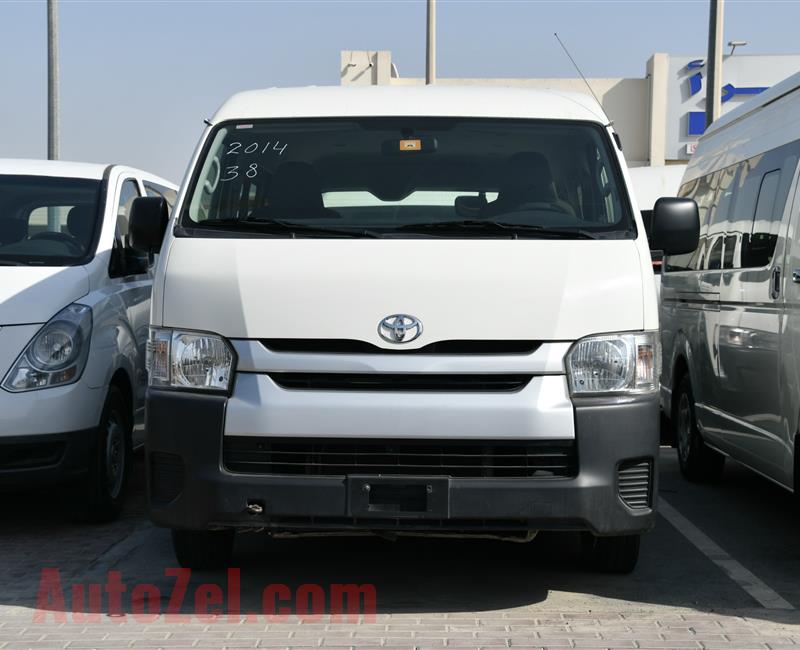 TOYOTA HIACE- 2014- WHITE- 192 000 KM- GCC