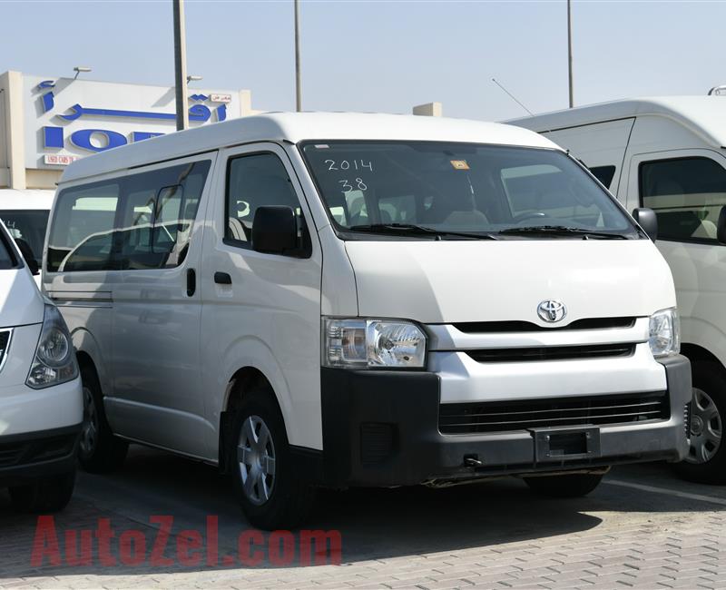 TOYOTA HIACE- 2014- WHITE- 192 000 KM- GCC