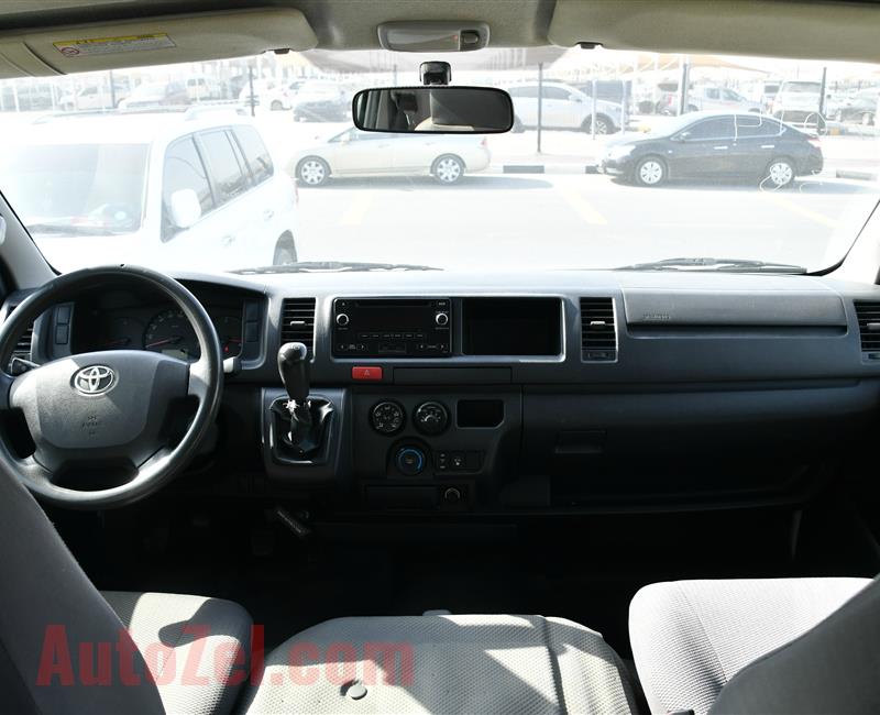 TOYOTA HIACE- 2014- WHITE- 192 000 KM- GCC