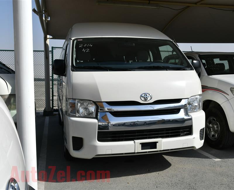 TOYOTA HIACE GL- 2014- WHITE- 210 000 KM- GCC