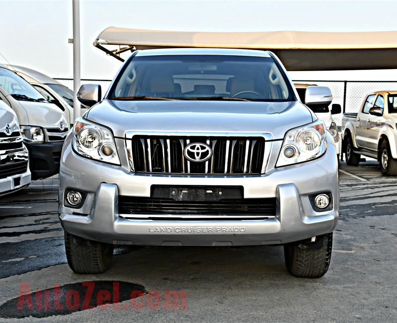 TOYOTA PRADO- 2012 - silver - 140,000 km - v4 - gcc