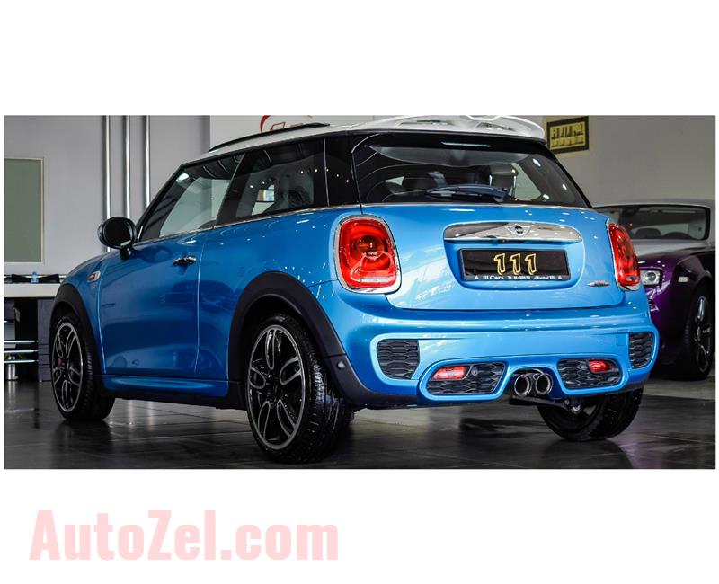 MINI JOHN COOPER WORKS- 2018- BLUE- 28 000 KM- GCC SPECS- CAN BE EXPORT