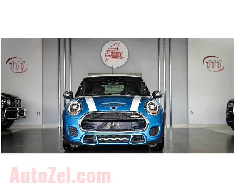 MINI JOHN COOPER WORKS- 2018- BLUE- 28 000 KM- GCC SPECS- CAN BE EXPORT