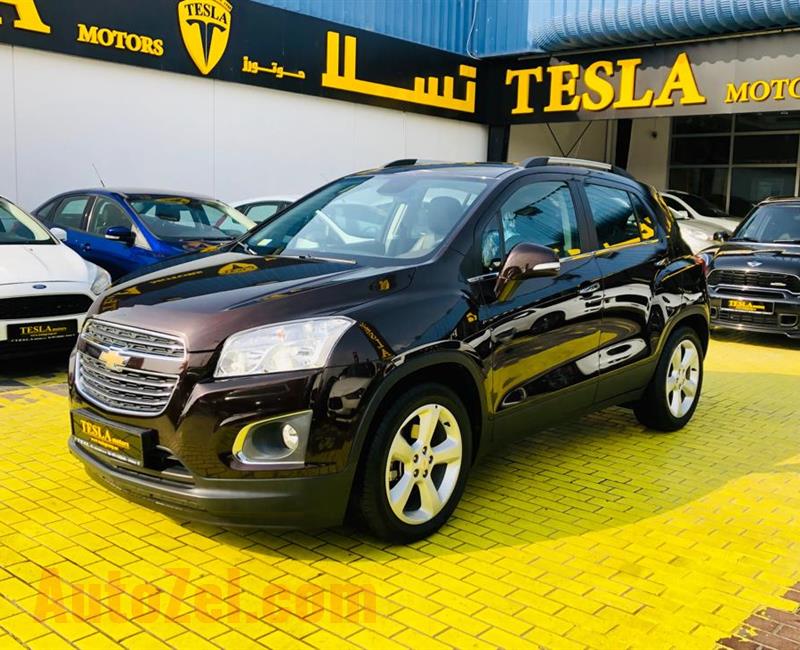 TRAX / LTZ 1.8L / FULL OPTION / GCC / 2016 / DEALER WARRANTY UP TO 100,000 KM / ONLY 1,069 DHS MONTHLY