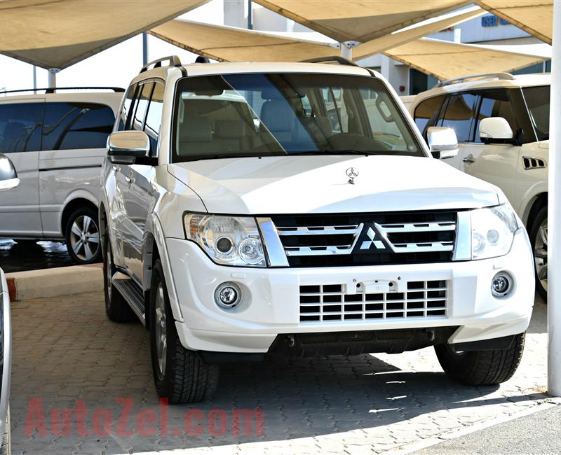 MITSUBISHI PAJERO V6- 2013- WHITE- 139 000 KM- GCC