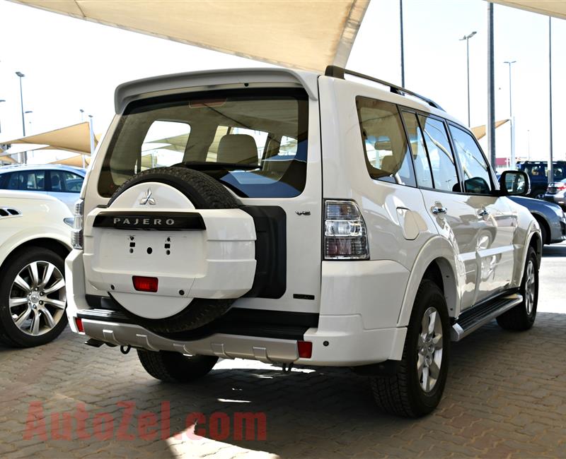 MITSUBISHI PAJERO V6- 2013- WHITE- 139 000 KM- GCC