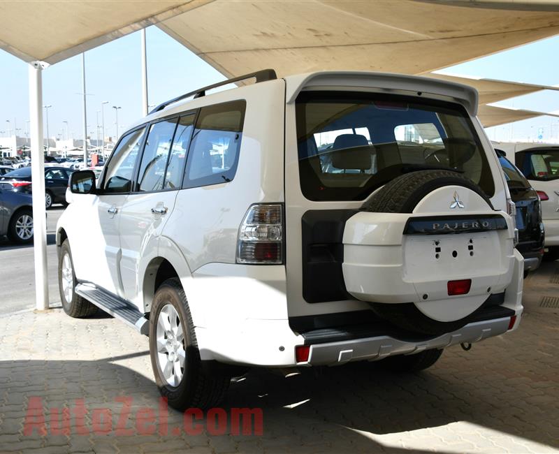 MITSUBISHI PAJERO V6- 2013- WHITE- 139 000 KM- GCC