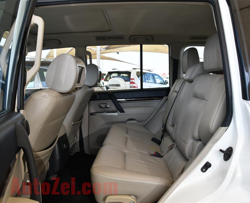 MITSUBISHI PAJERO V6- 2013- WHITE- 139 000 KM- GCC