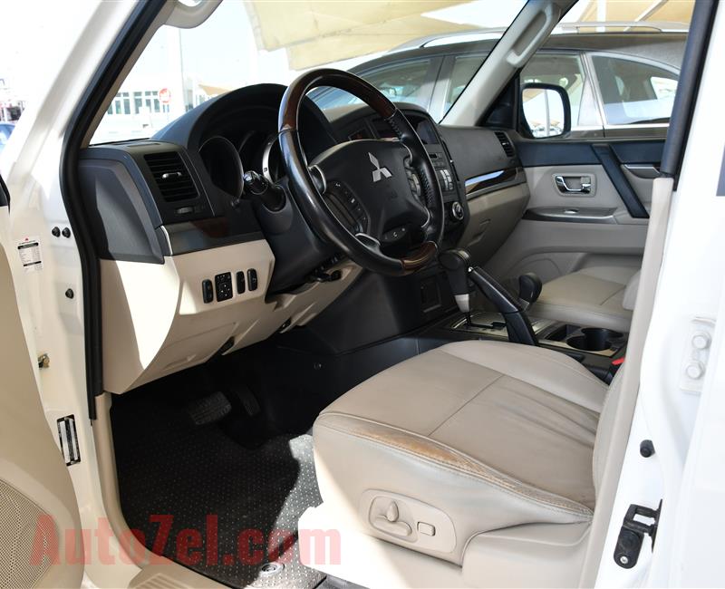 MITSUBISHI PAJERO V6- 2013- WHITE- 139 000 KM- GCC