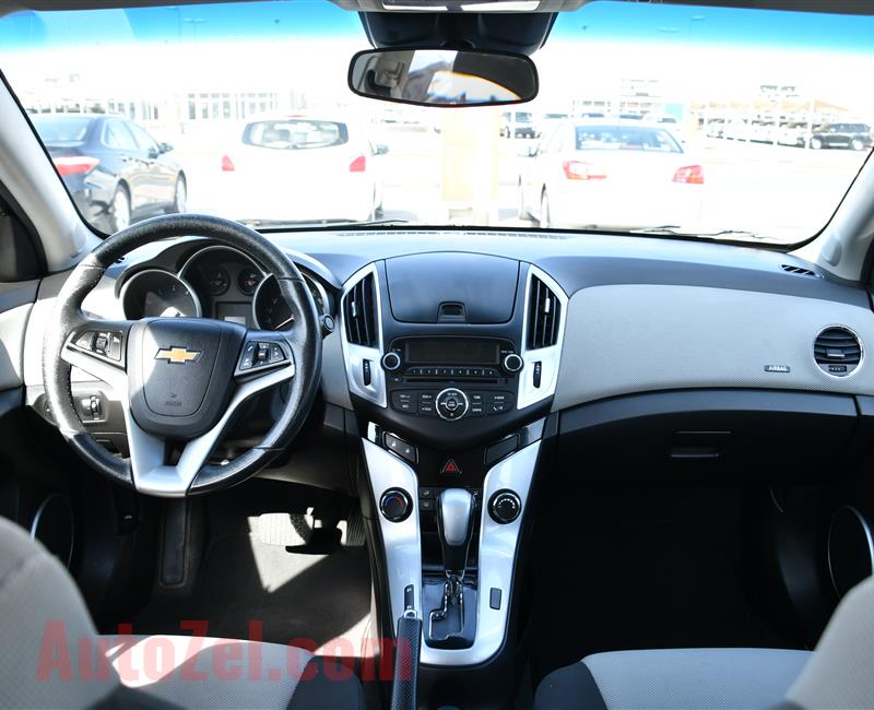 CHEVROLET CRUZE- 2015- WHITE- 90 000 KM- GCC SPECS