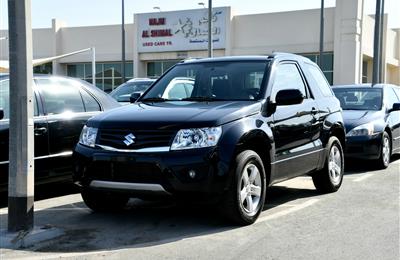 SUZUKI GRAND VITARA- 2016- BLACK- 39 000 KM- GCC