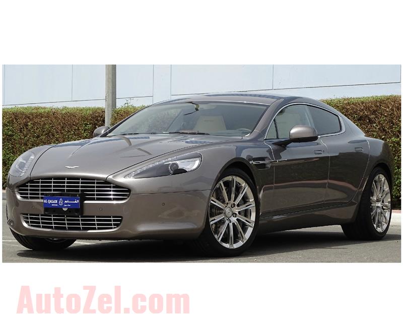 ASTON MARTIN RAPIDE- 2012- GRAY- 649 KM- GCC SPECS