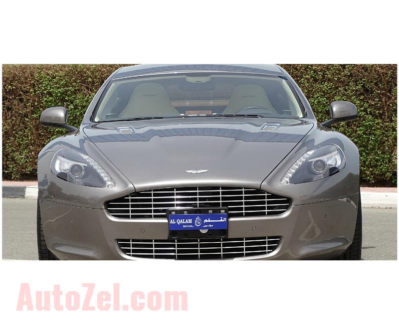 ASTON MARTIN RAPIDE- 2012- GRAY- 649 KM- GCC SPECS