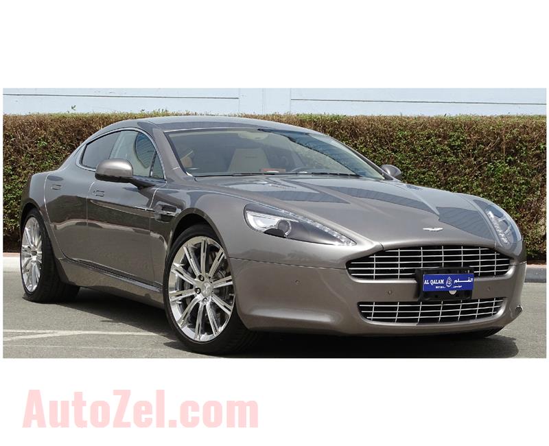 ASTON MARTIN RAPIDE- 2012- GRAY- 649 KM- GCC SPECS