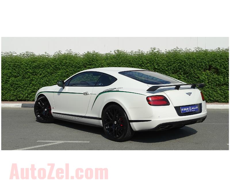 BENTLEY GT3 R- 2015- WHITE- 6 000 KM- GCC SPECS- 1 OF THE 300 CARS IN THE WORLD