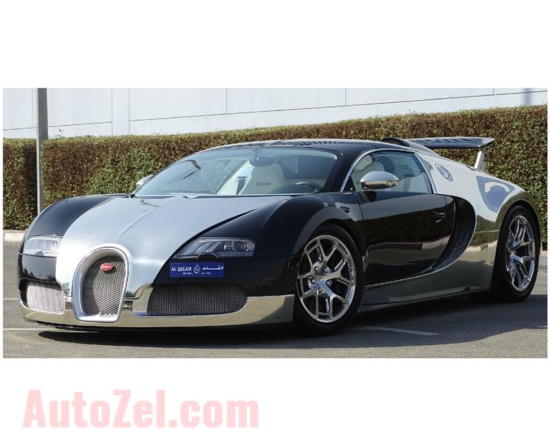 BUGATTI VEYRON CENTENAIRE NOCTURNE- 2010- W16 8.0L QUAD-TURBOCHARGED- GCC SPECS