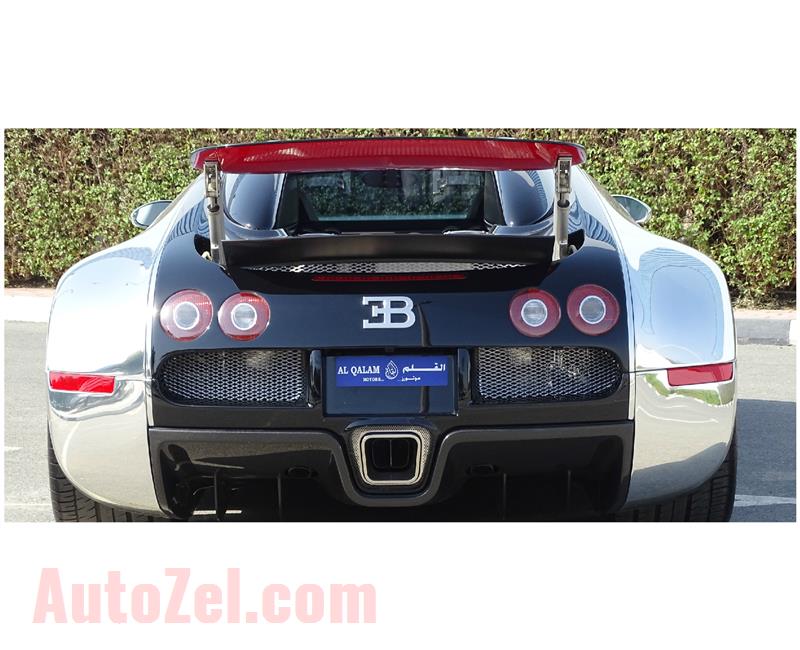 BUGATTI VEYRON CENTENAIRE NOCTURNE- 2010- W16 8.0L QUAD-TURBOCHARGED- GCC SPECS