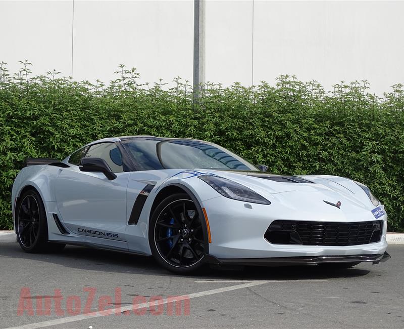 CHEVROLET CORVETTE Z06 65th CARBON- 2018- WHITE- 14 000 KM- GCC SPECS