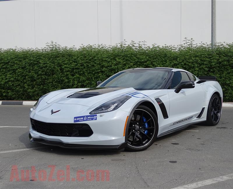 CHEVROLET CORVETTE Z06 65th CARBON- 2018- WHITE- 14 000 KM- GCC SPECS