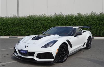 CHEVROLET CORVETTE ZR1 6.2L SUPERCHARGED- 2019- WHITE- 12...