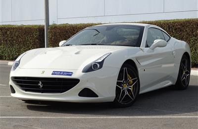 FERRARI CALIFORNIA T 3.9L TWIN-TURBO- 2016- WHITE- 300 KM...