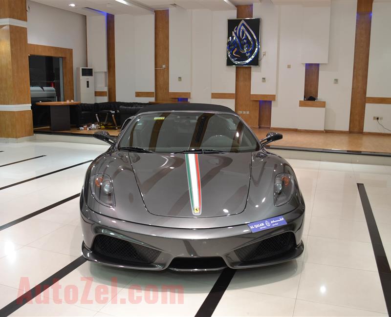 FERRARI SCUDERIA SPIDER 16M- 2009- GRAY- 3 000 KM- GCC SPECS- 1 OR 499 CARS IN THE WORLD