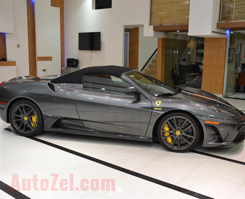 FERRARI SCUDERIA SPIDER 16M- 2009- GRAY- 3 000 KM- GCC SPECS- 1 OR 499 CARS IN THE WORLD