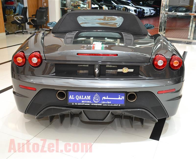 FERRARI SCUDERIA SPIDER 16M- 2009- GRAY- 3 000 KM- GCC SPECS- 1 OR 499 CARS IN THE WORLD