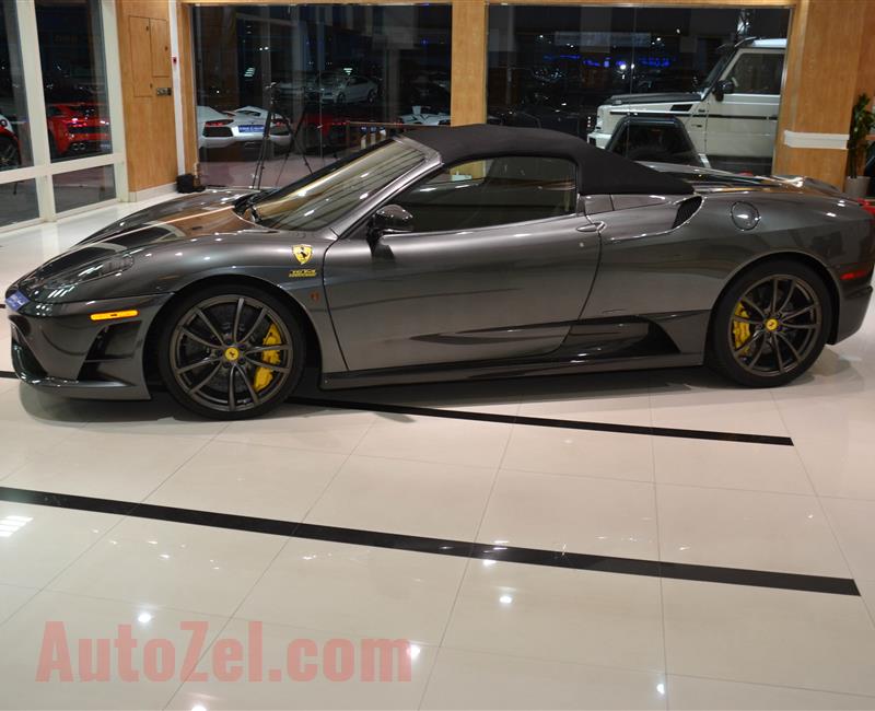 FERRARI SCUDERIA SPIDER 16M- 2009- GRAY- 3 000 KM- GCC SPECS- 1 OR 499 CARS IN THE WORLD