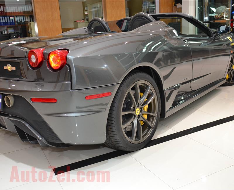 FERRARI SCUDERIA SPIDER 16M- 2009- GRAY- 3 000 KM- GCC SPECS- 1 OR 499 CARS IN THE WORLD