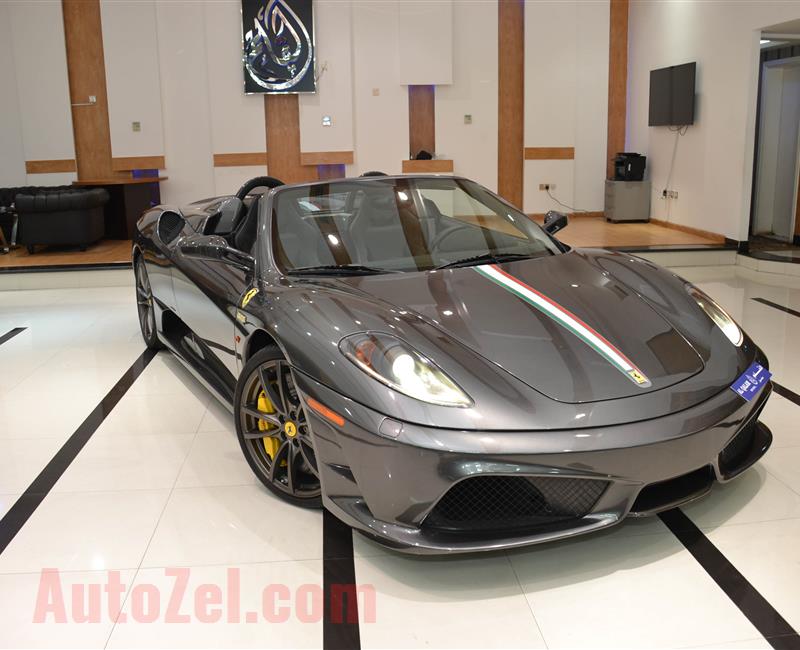 FERRARI SCUDERIA SPIDER 16M- 2009- GRAY- 3 000 KM- GCC SPECS- 1 OR 499 CARS IN THE WORLD