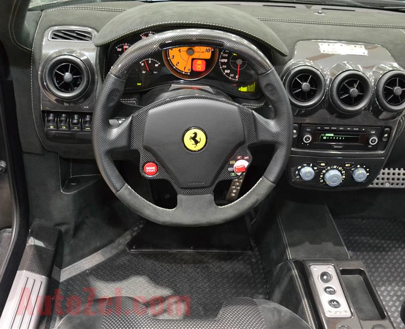 FERRARI SCUDERIA SPIDER 16M- 2009- GRAY- 3 000 KM- GCC SPECS- 1 OR 499 CARS IN THE WORLD