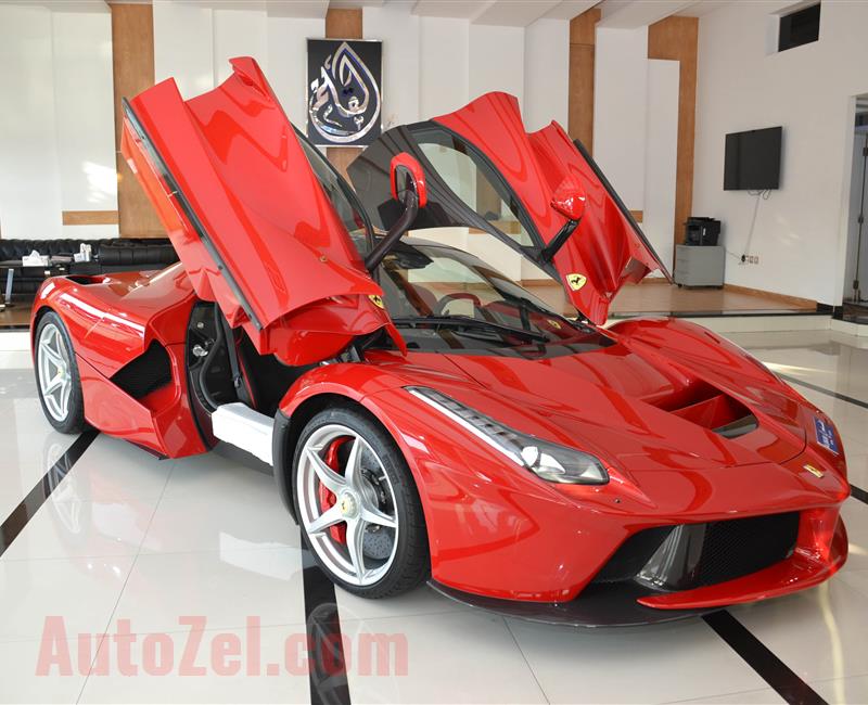 BRAND NEW FERRARI LA FERRARI- 2015- RED- 1 OF 500 CARS IN THE WORLD