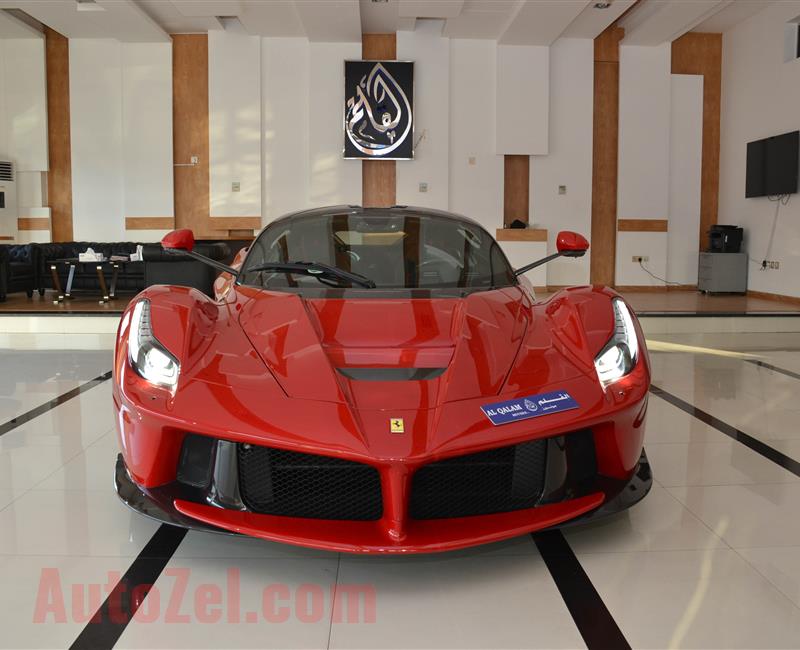 BRAND NEW FERRARI LA FERRARI- 2015- RED- 1 OF 500 CARS IN THE WORLD