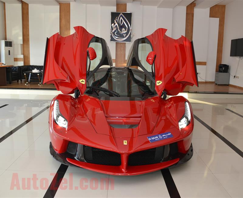 BRAND NEW FERRARI LA FERRARI- 2015- RED- 1 OF 500 CARS IN THE WORLD